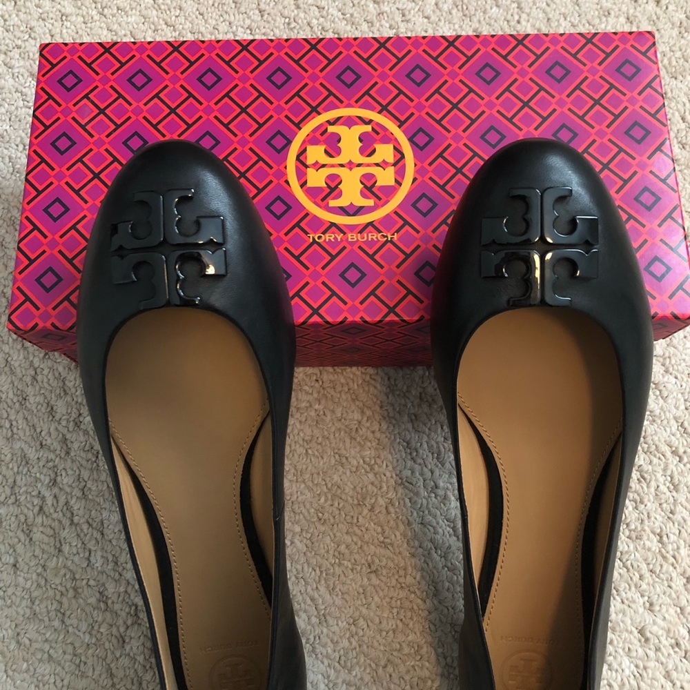 Like New! Black Tory Burch Ballet Flats 🥿